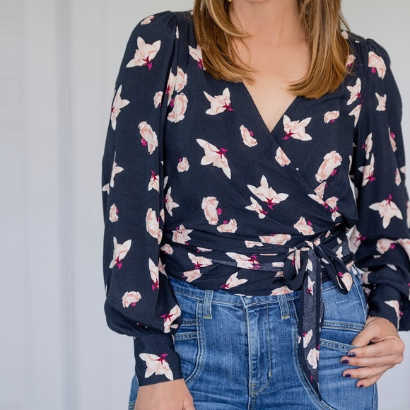 Ba&sh wrap top - Picture 8 of 9